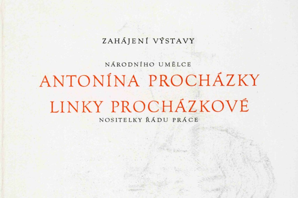 Národní umělec Antonín Procházka a Linka Procházková, nositelka Řádu práce